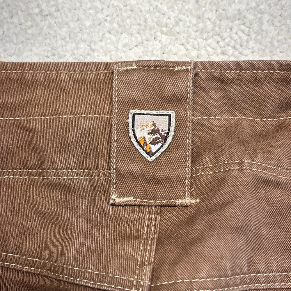 Kuhl Pants Mens 38x30 Brown Vintage Patina Dye Hiking Utility Outdoor Canvas - Picture 11 of 11